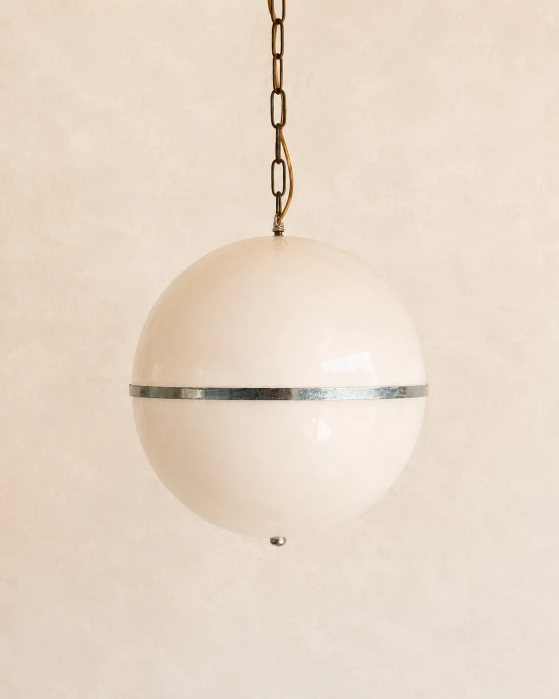 Italian vintage lucite pendant light.